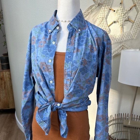 J. Crew brand men’s washed out floral button down shirt - Picture 9 of 9